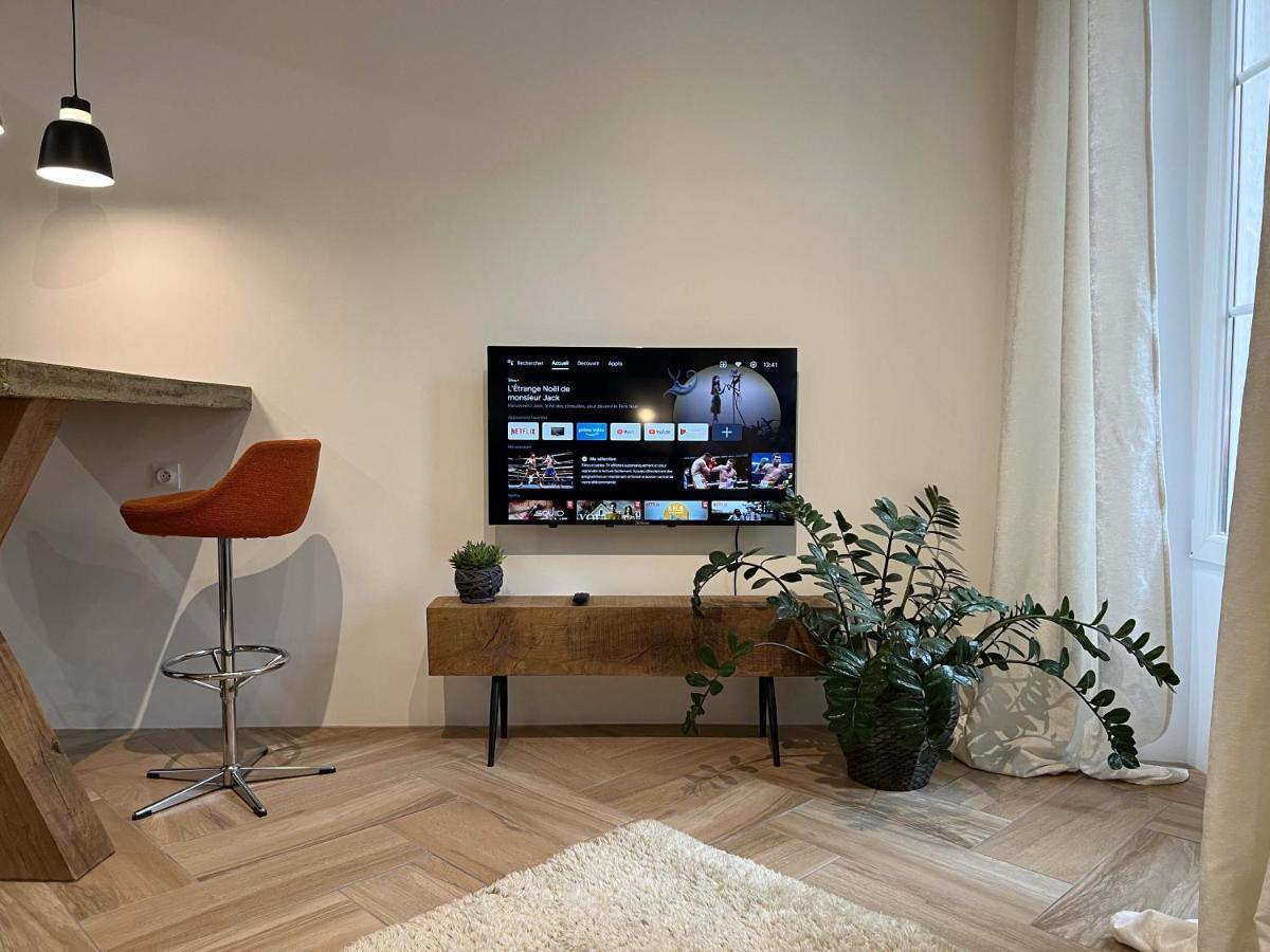 Bel Appartement Au Centre Du Vieux Joigny Exteriör bild